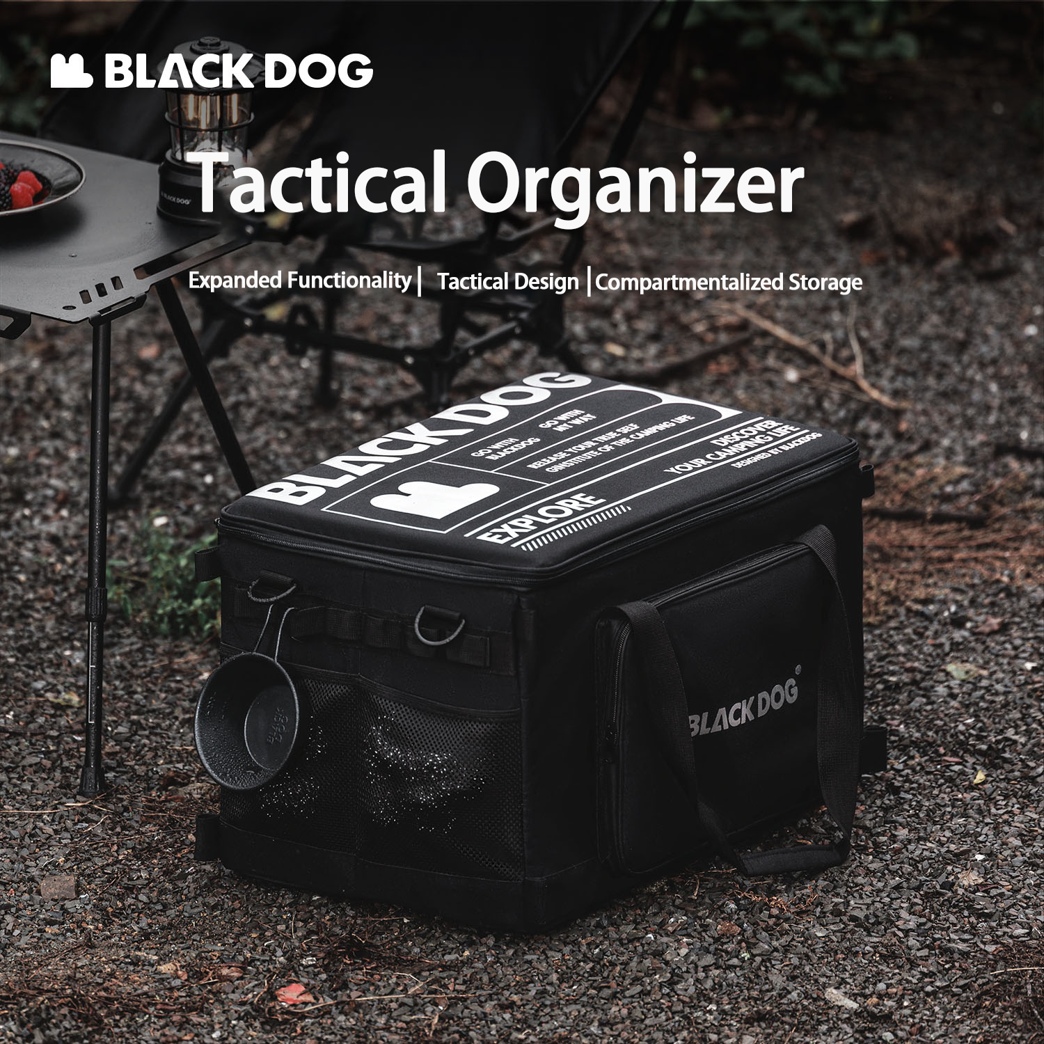 Camping Cooking Canister - Black Dog Outdoor Camping Equipment Storage