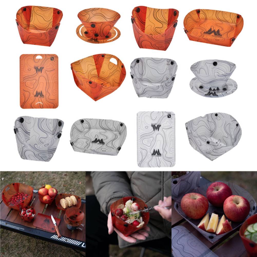 Camping Cooking Lightweight - Outdoor Lightweight Folding Tableware Portable Bowl