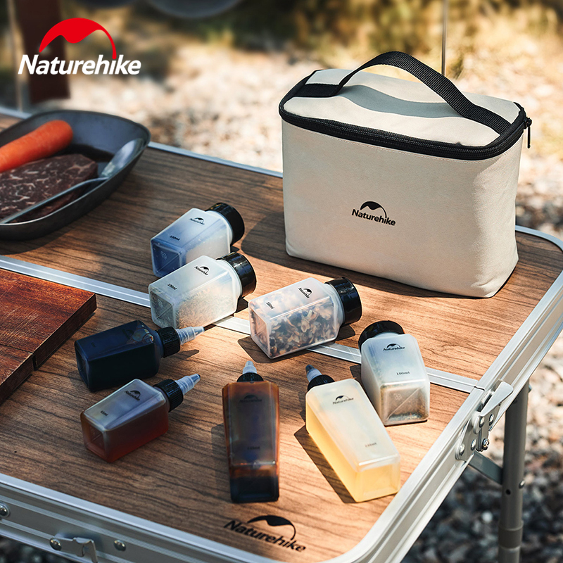 Camping Cooking Roll - Naturehike Condiment Bottle 6/8pcs Outdoor Portable