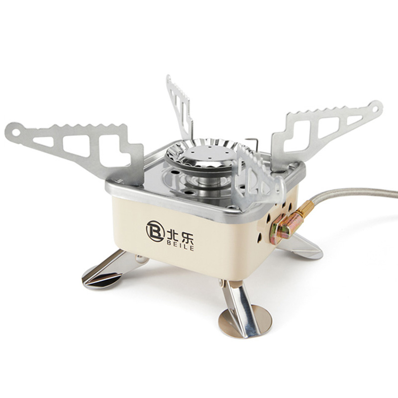 Camping Cooking One Pot - Portable Camping Gas Stove Stainless Steel