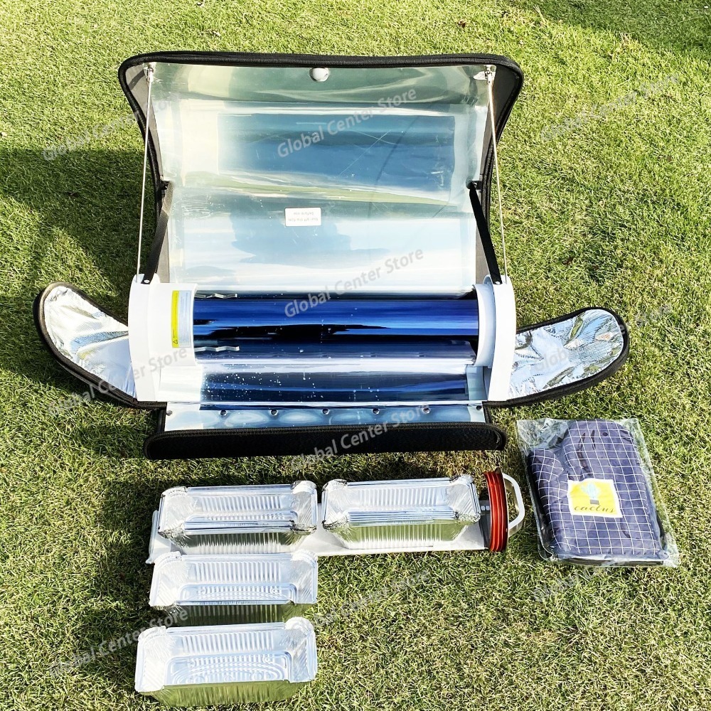 Solar Oven Camp - Portable Solar BBQ Grill | Smoke-Free,