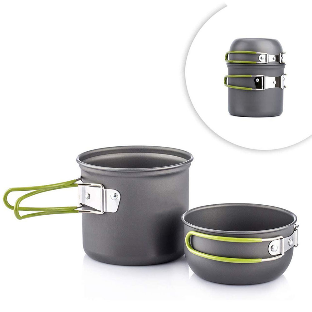 Camping Cooking Roll - Ultralight Camping Pots Cookware Set Portable