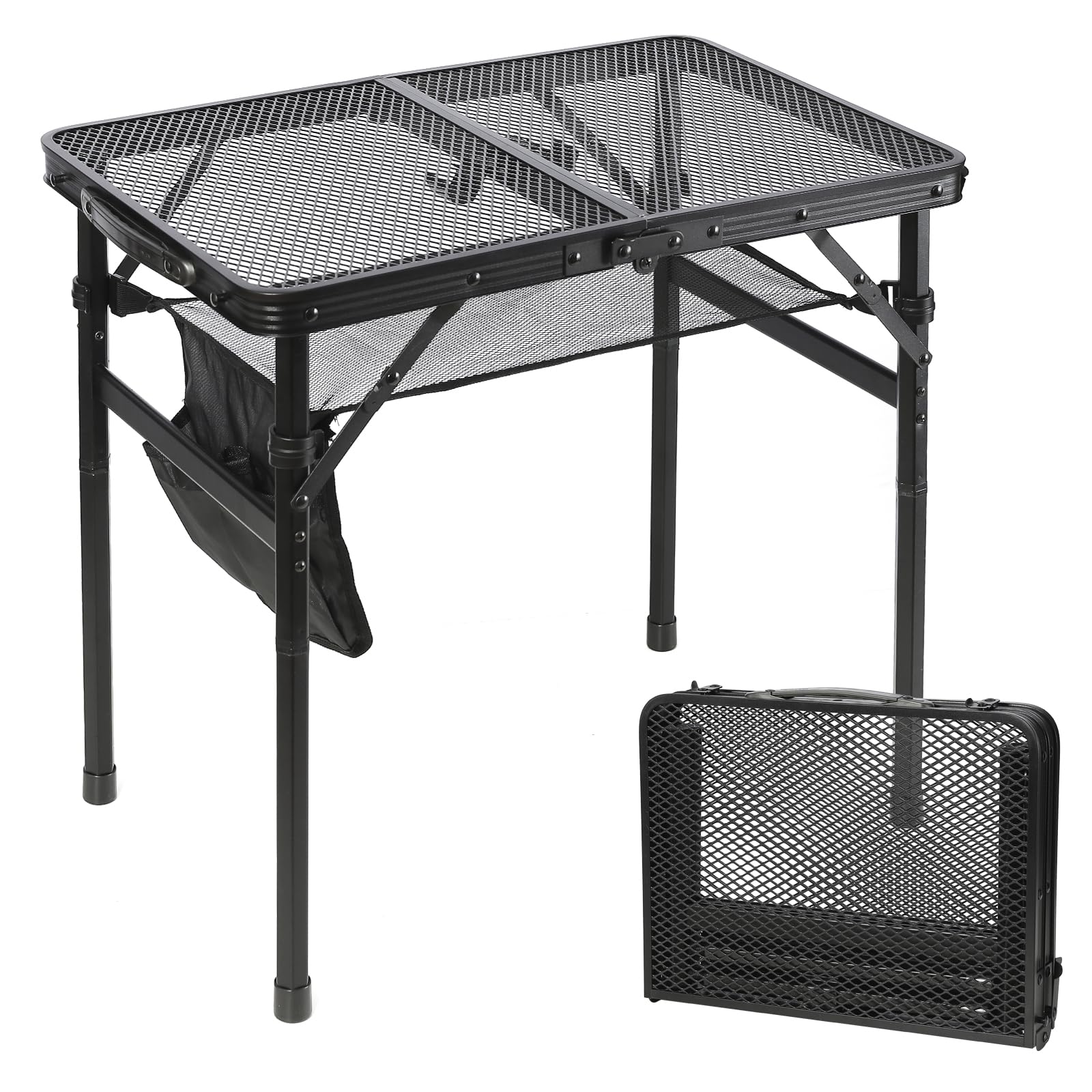 Camp Grill Portable Folding - Portable Folding Mesh Grill Table With