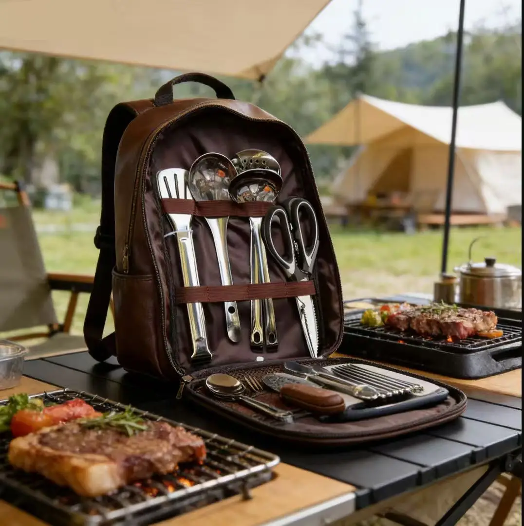 Camping Cooking Utensil Set - Multifunctional Portable Camping Utensil Set, The