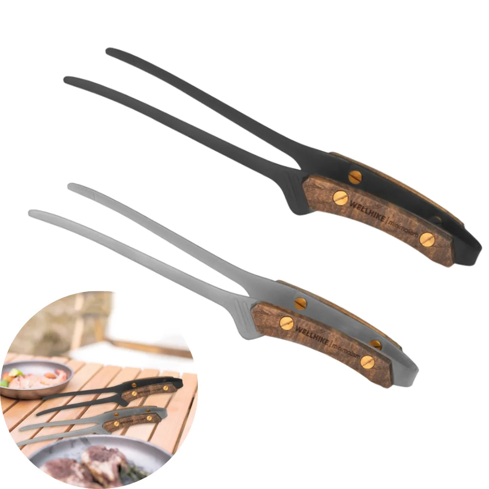 Camping Cooking Lightweight - BBQ Grill Barbecue Tong Stainless Steel