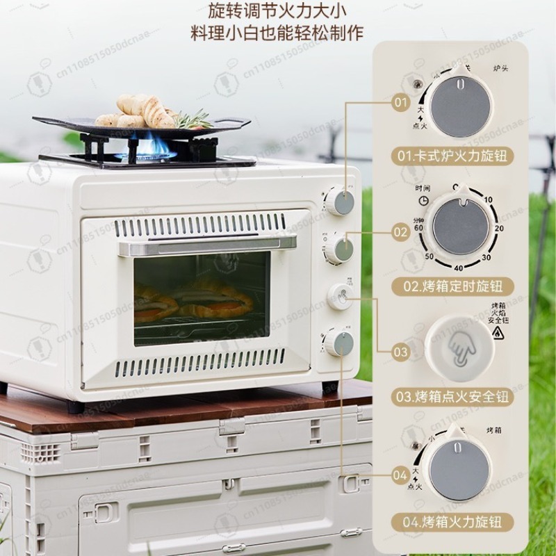 Camping Cooking Canister - Outdoor Double-Layer Oven - Multi-Function Camping