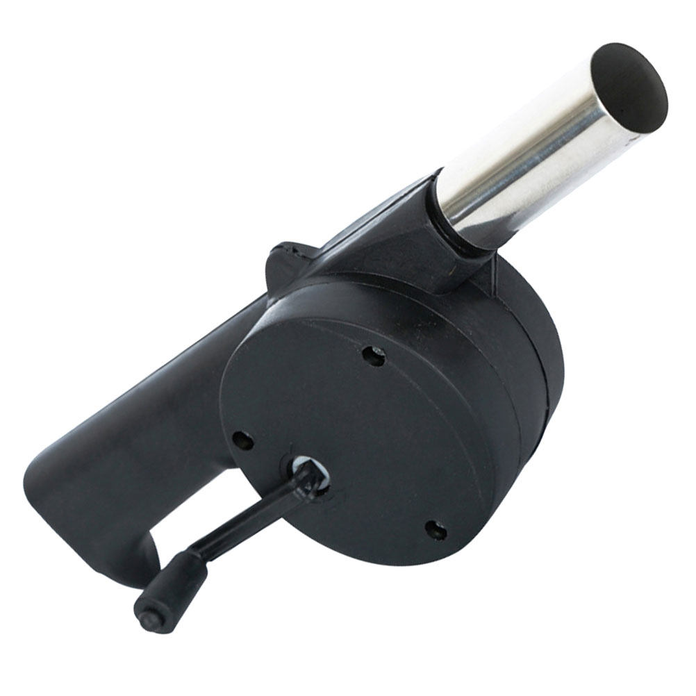 Camping Cooking Fire - Hand Crank Black Manual Bbq Fan