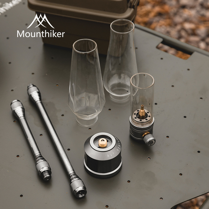 Campfire Cooking In Another World - New Camping Candle Lamp Mounthiker Gas