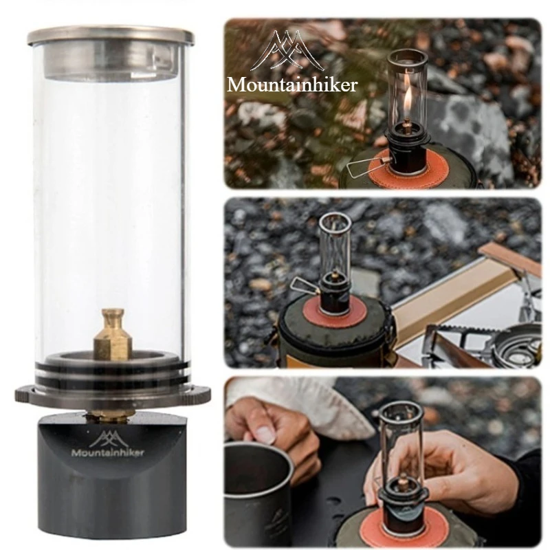 Campfire Cooking In Another World - MOUNTAINHIKER Upgrade Camping Gas Lantern Tent