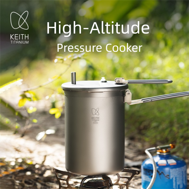 Camping Cooking Lightweight - Keith Pure Titanium Outdoor Pressure Cooker