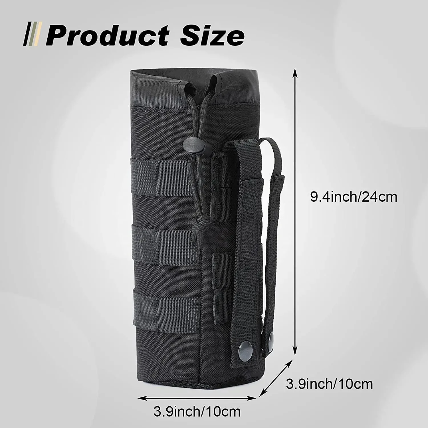Tactical Molle Water Bottle Ba - Camping Cooking Can ulasan dan harga