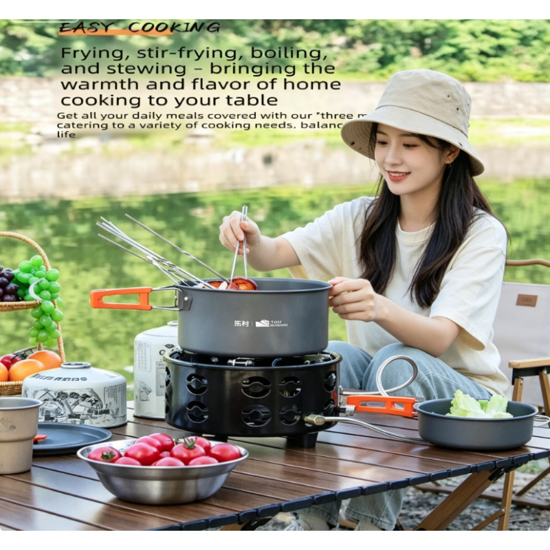 Ultralight Aluminium Camping P - Camping Cooking Pack ulasan dan harga