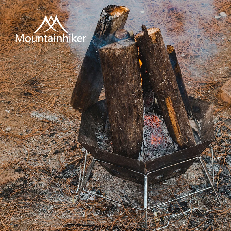 MOUNDAINHIKER Camping BBQ Port - Camping Cooking Fire Stove ulasan dan harga
