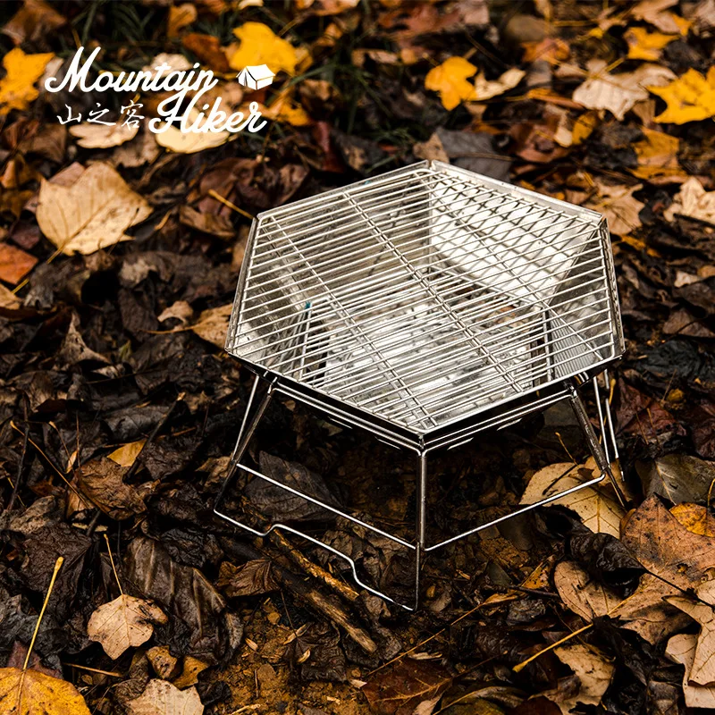 MOUNDAINHIKER Camping BBQ Port - Camping Cooking Fire Stove ulasan dan harga