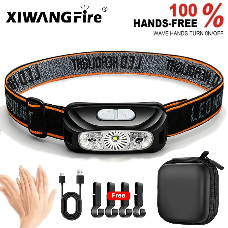 Strong Light Headlamp Portable - Camping Cooking Fish ulasan dan harga