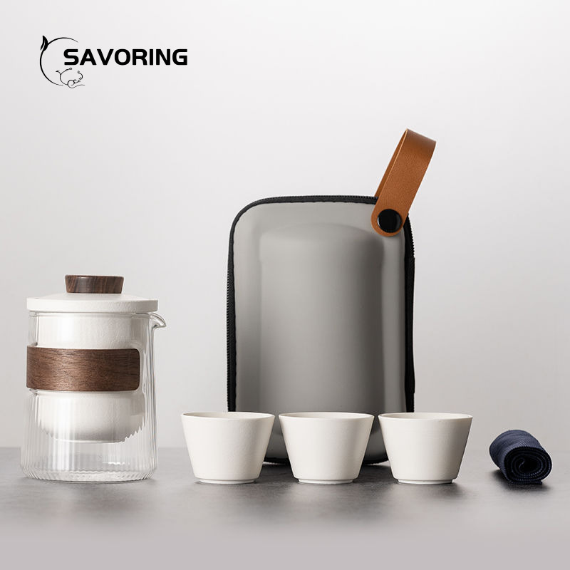 Simple Chinese Ceramic Tea Set - Camping Cooking Utensil Set ulasan dan harga