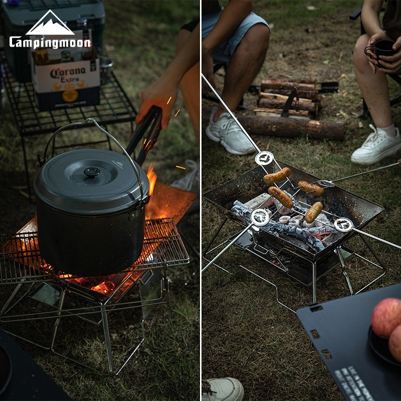 CAMPINGMOON MT-3 Large Folding - Camp Grill Portable Folding ulasan dan harga