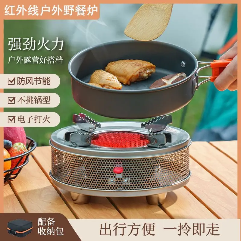 Portable Outdoor Camping Stove - Camping Cooking Fire Stove ulasan dan harga