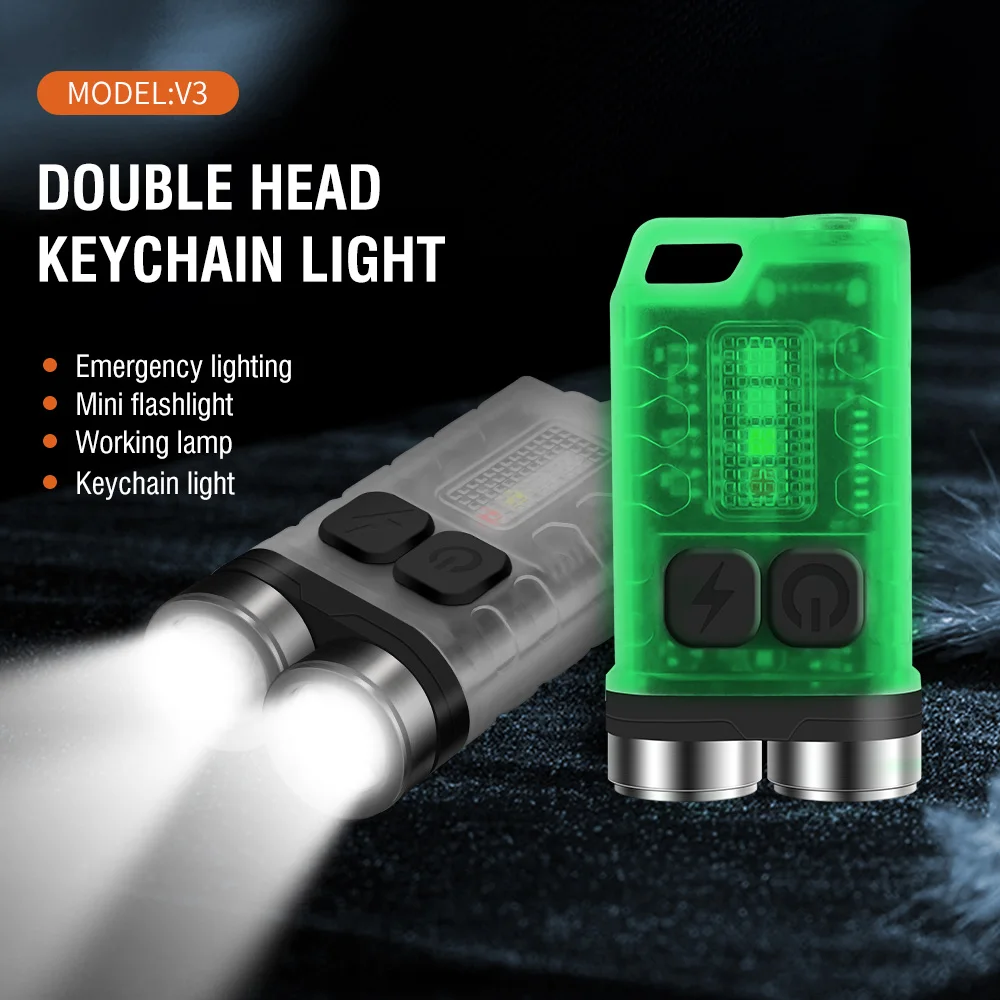 BORUiT V3 LED Keychain Portabl - Camping Cooking Fish ulasan dan harga