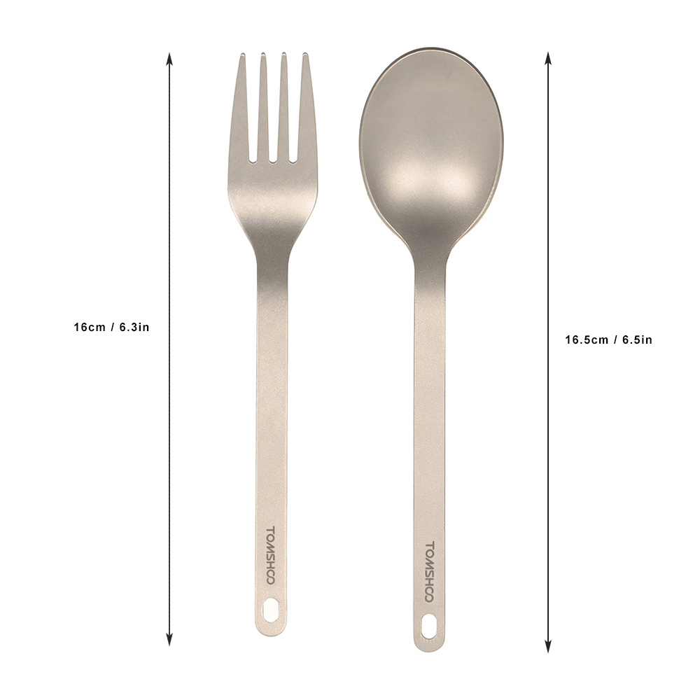 TOMSHOO Titanium Tableware Din - Camping Cooking Roll ulasan dan harga