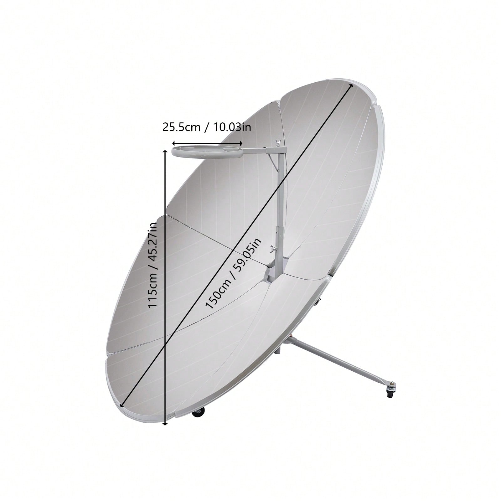 Solar Cooker 59.05inch Parabol - Solar Oven Camp ulasan dan harga