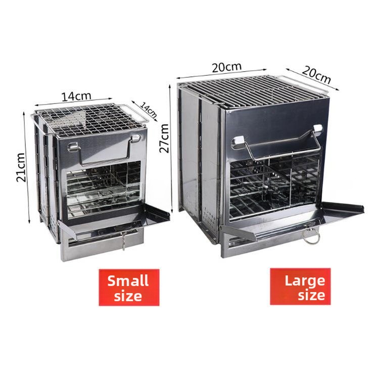 Portable Outdoor Camping BBQ S - Camping Cooking Fire Stove ulasan dan harga