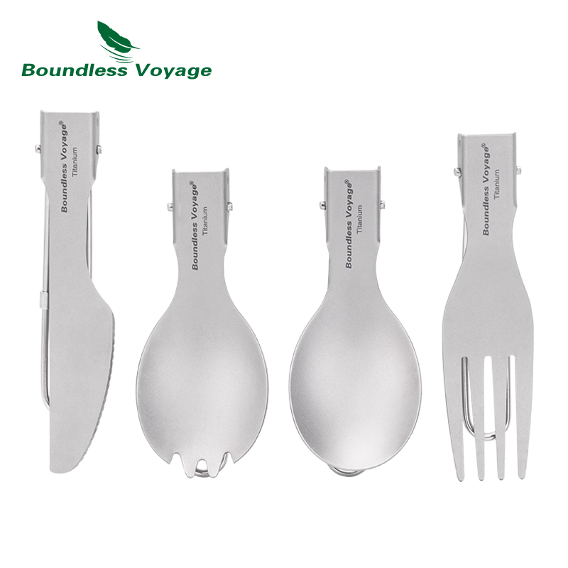 Boundless Voyage Titanium Fold - Camp Spork Set ulasan dan harga