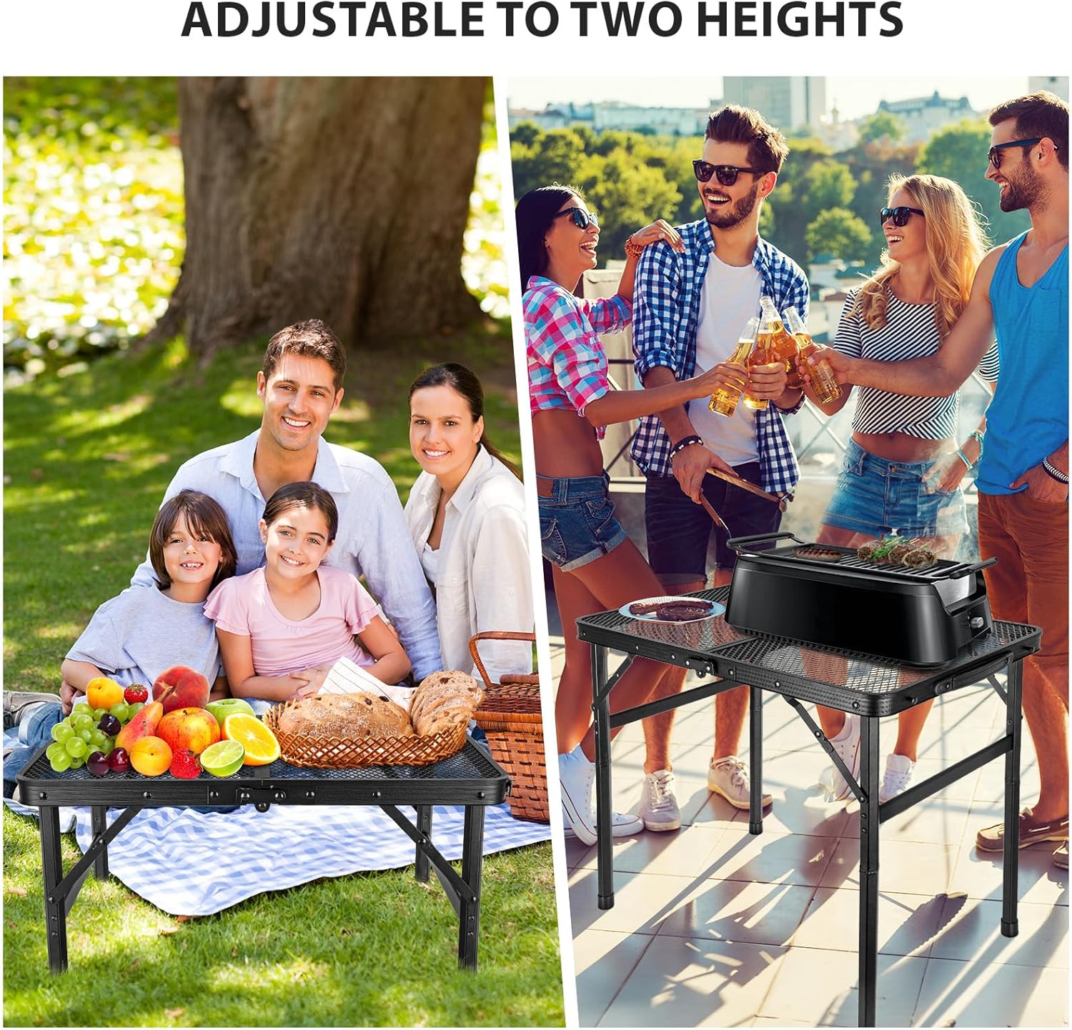 2x1.3 FT Folding Camping Table - Camp Grill Portable Folding ulasan dan harga