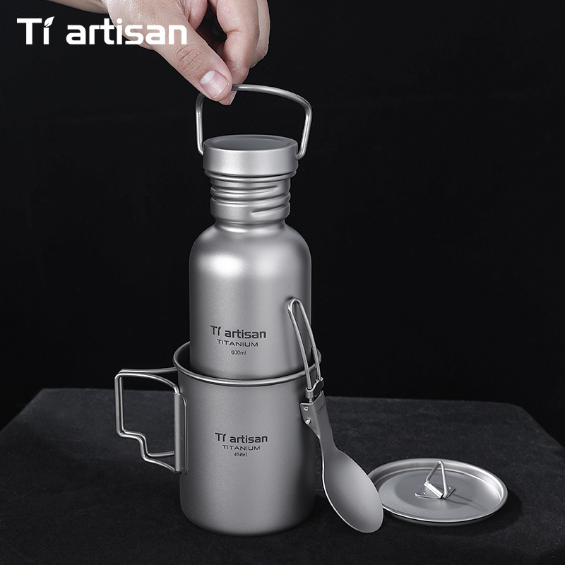 Tiartisan Titanium Cookware 3- - Camping Cooking Lightweight ulasan dan harga