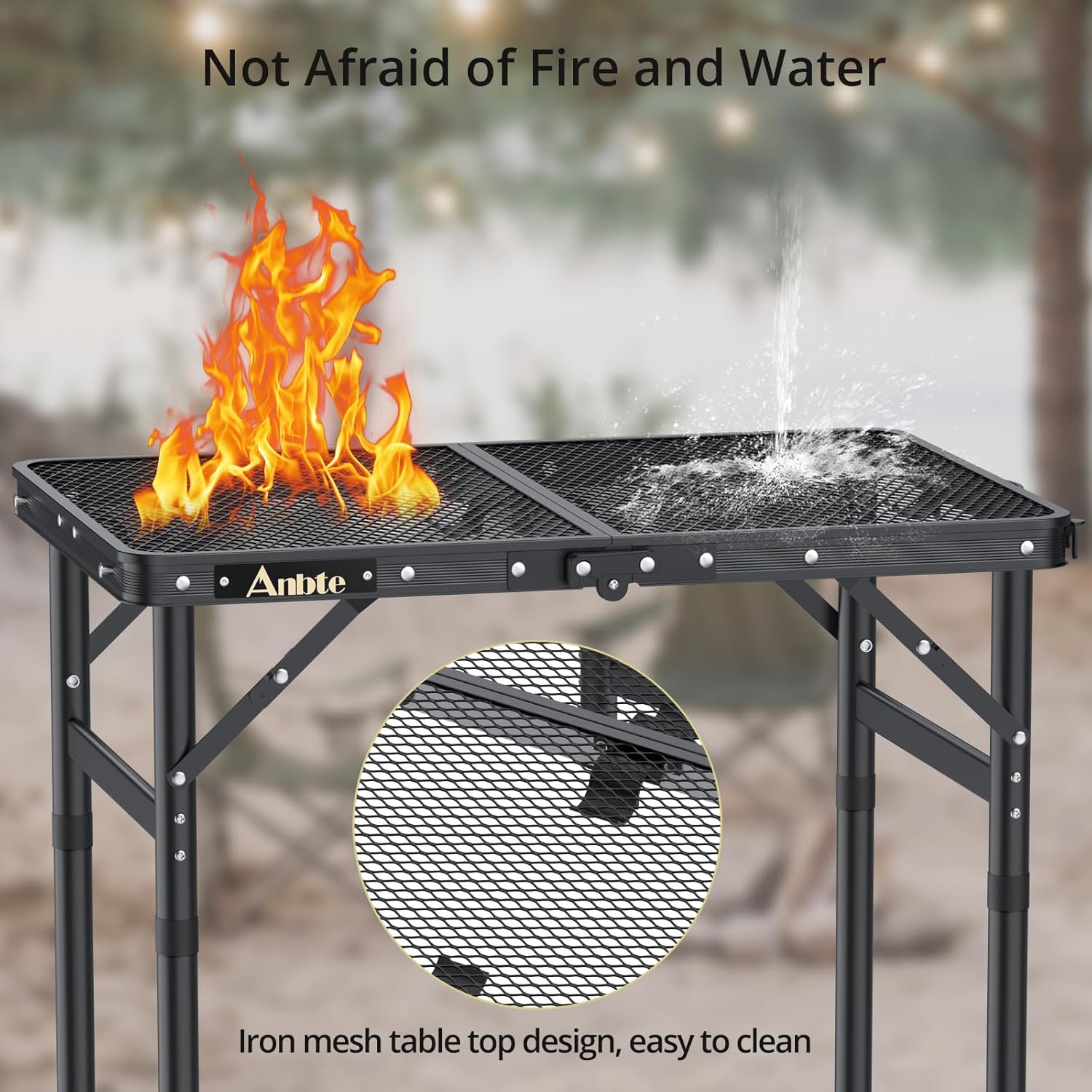 Folding Grill Table, Aluminum  - Camp Grill Portable Folding ulasan dan harga
