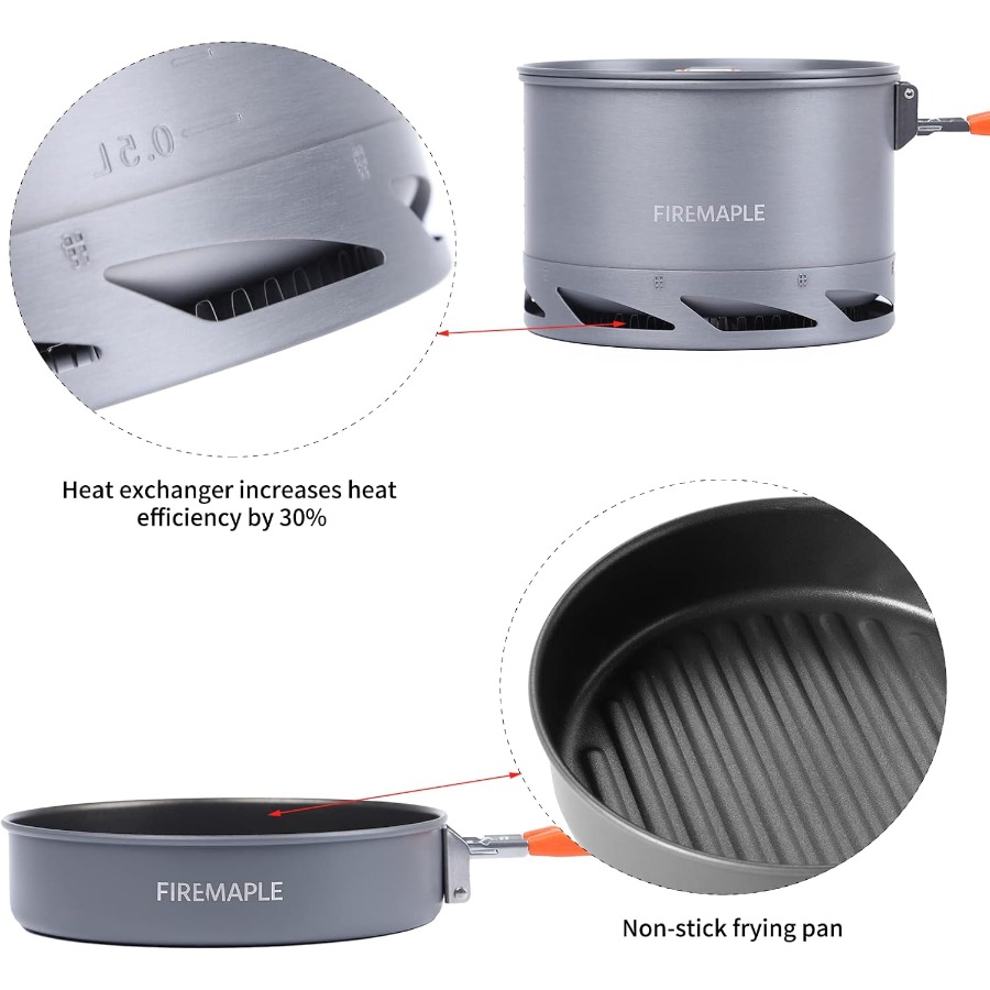 Fire-Maple Feast 4 Piece Campi - Camping Cooking Fire ulasan dan harga