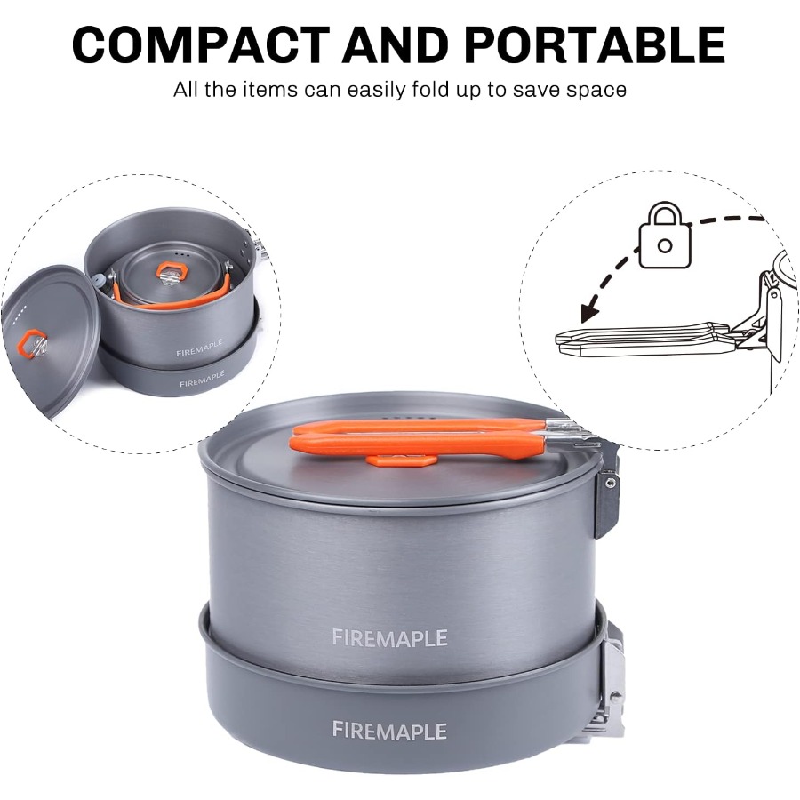 Fire-Maple Feast 4 Piece Campi - Camping Cooking Fire ulasan dan harga
