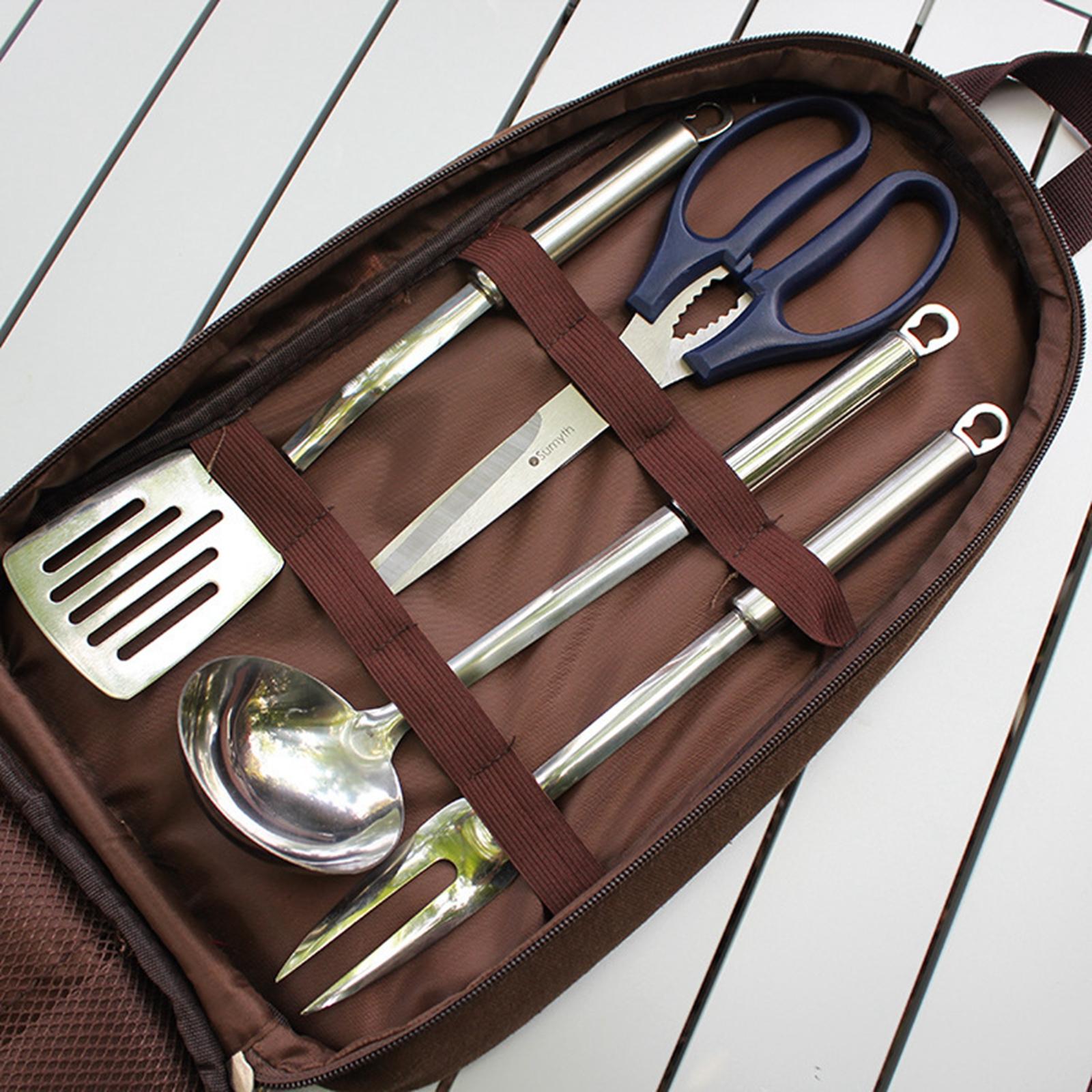 7pcs Camping Kitchen Utensil S - Camping Cooking Pack ulasan dan harga