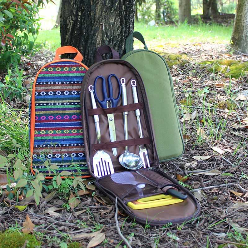 7pcs Camping Kitchen Utensil S - Camping Cooking Pack ulasan dan harga