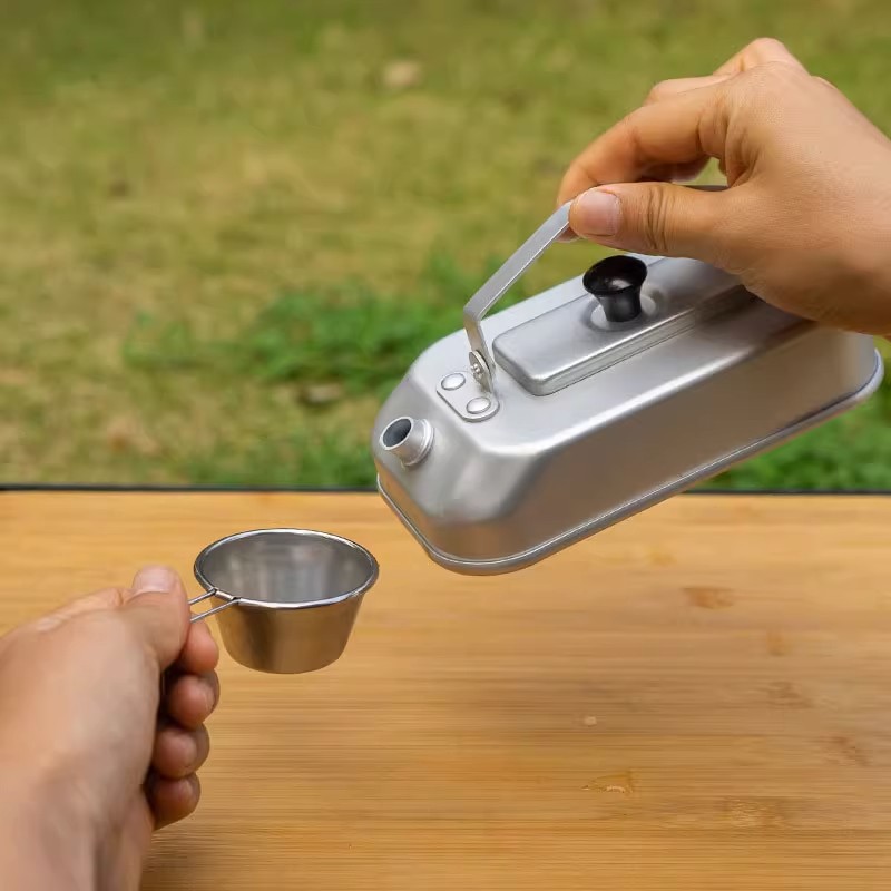 Ultralight Portable Picnic Cam - Camping Cooking Set With Kettle ulasan dan harga