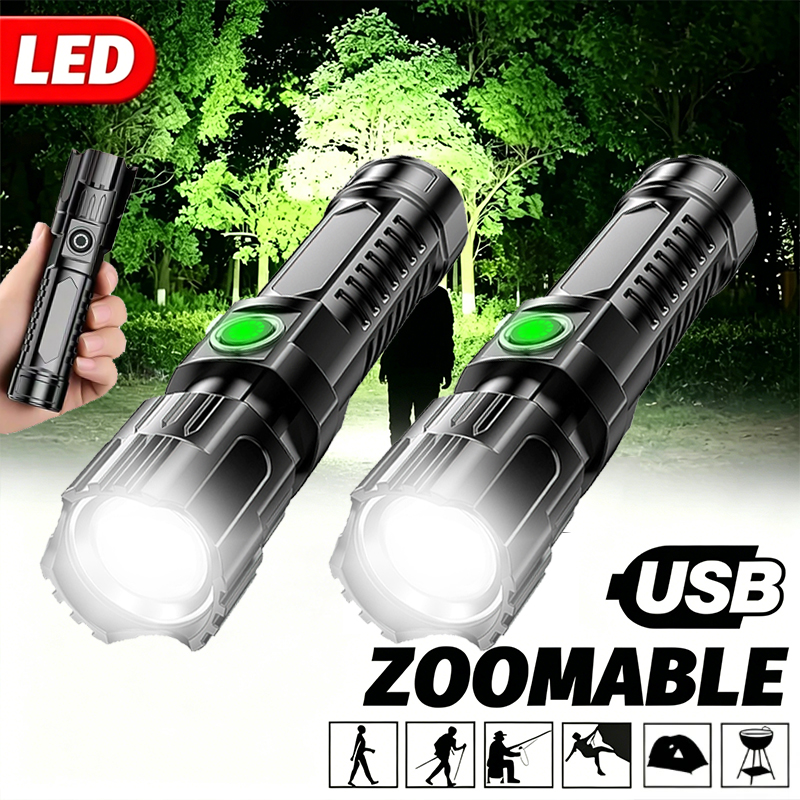 Super Bright LED Flashlight US - Camping Cooking Fish ulasan dan harga