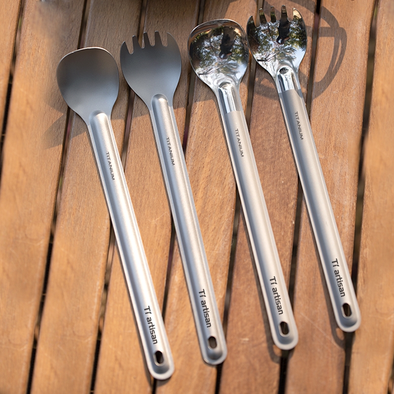 Tiartisan Pure Titanium Cutler - Camp Spork Set ulasan dan harga
