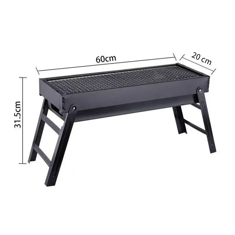 New Large BBQ Barbecue Grill F - Camp Grill Portable Folding ulasan dan harga