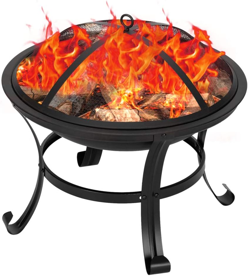 BBQ Grill Outdoor Wood Burning - Camping Cooking Fire Stove ulasan dan harga
