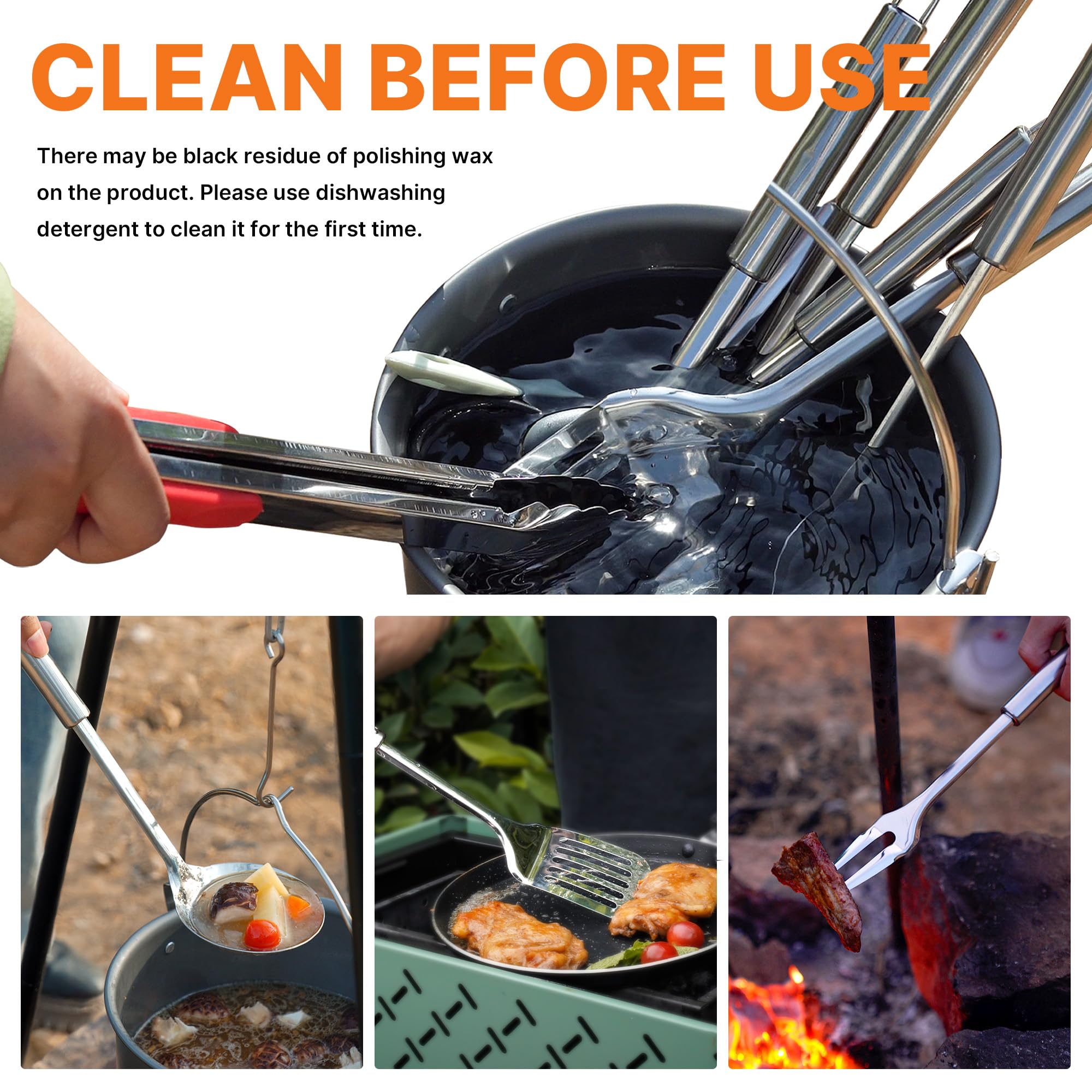 Camping Cooking Utensils Set C - Camping Cooking Utensil Set ulasan dan harga