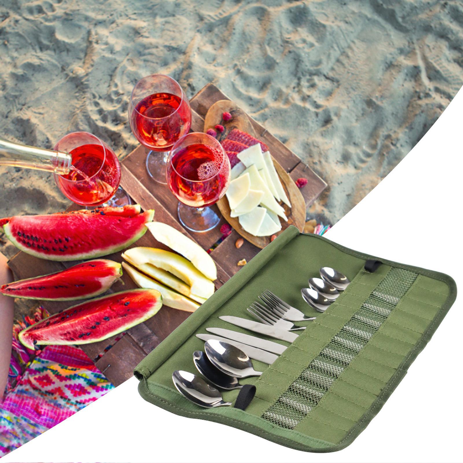 Camping Cutlery Roll Pack Cuis - Camping Cooking Pack ulasan dan harga