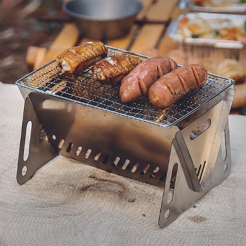Portable Folding Barbecue Gril - Camp Grill Portable Folding ulasan dan harga