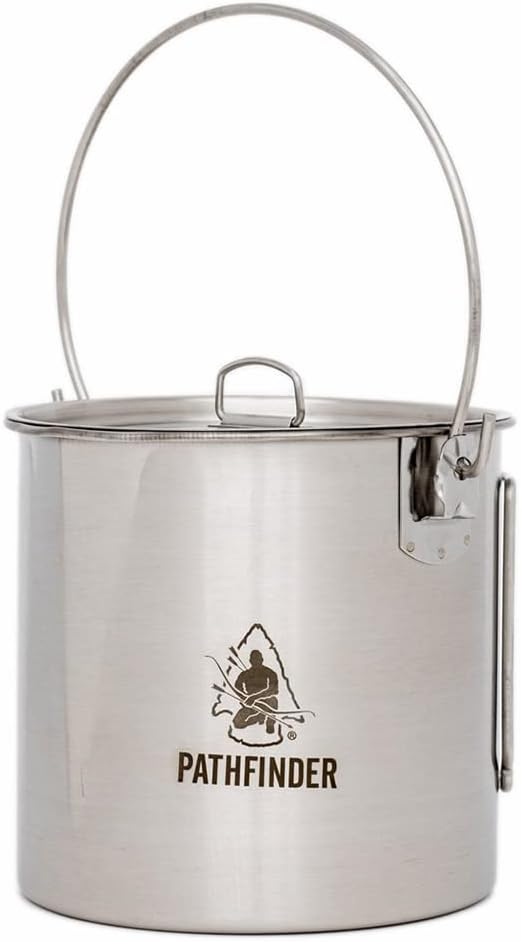 Stainless Steel Bush Pot and L - Camping Cooking Lightweight ulasan dan harga