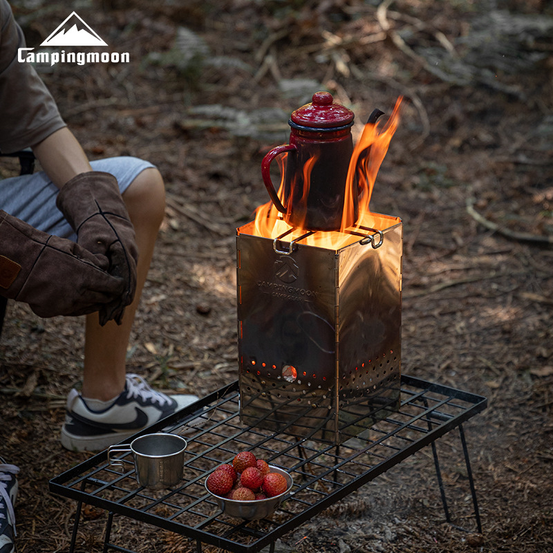 MT-18 Stainless Steel Hiking F - Camp Grill Portable Folding ulasan dan harga