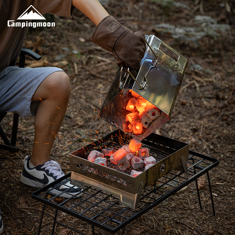 MT-18 Stainless Steel Hiking F - Camp Grill Portable Folding ulasan dan harga