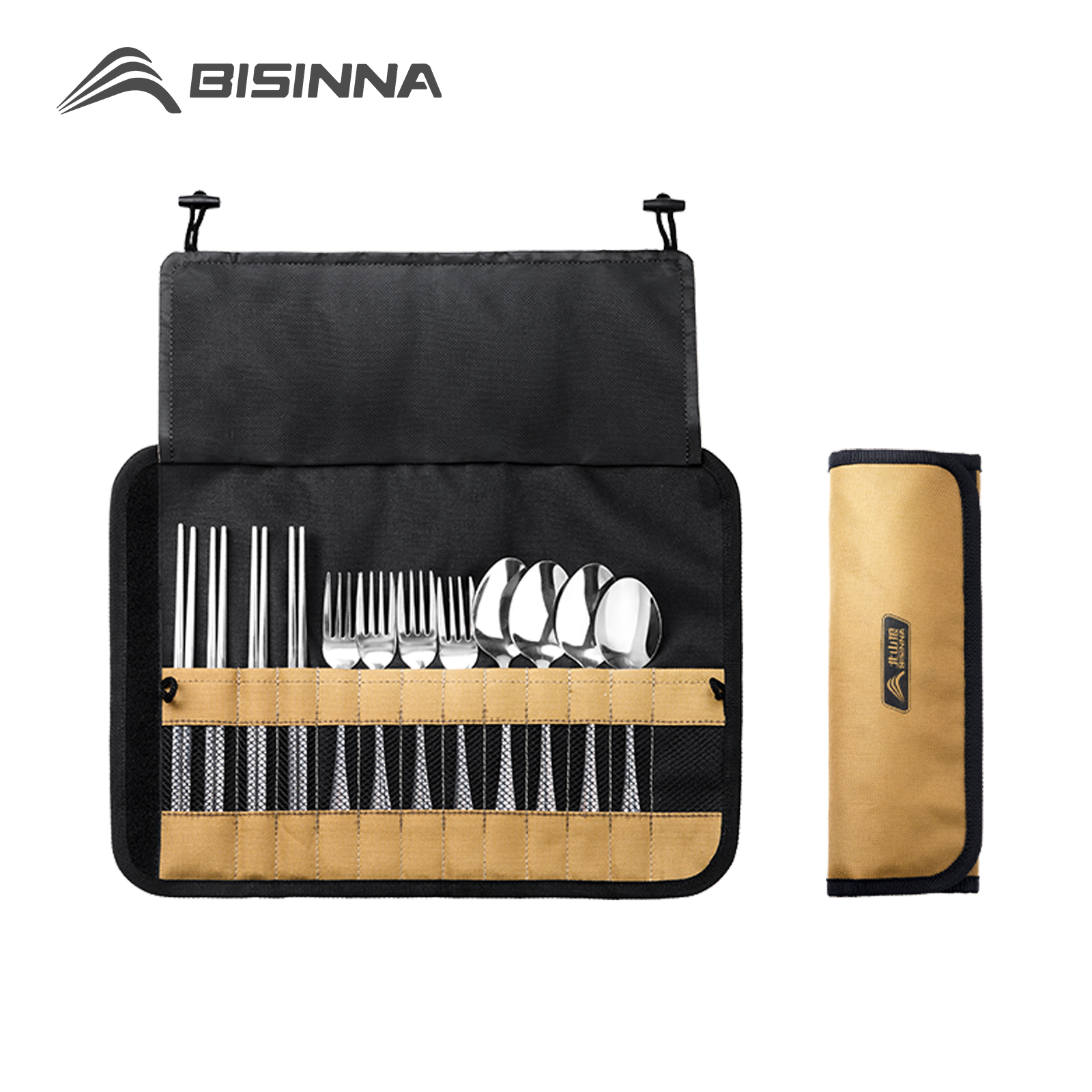 BISINNA Camping Cutlery Set 30 - Camping Cooking Pack ulasan dan harga