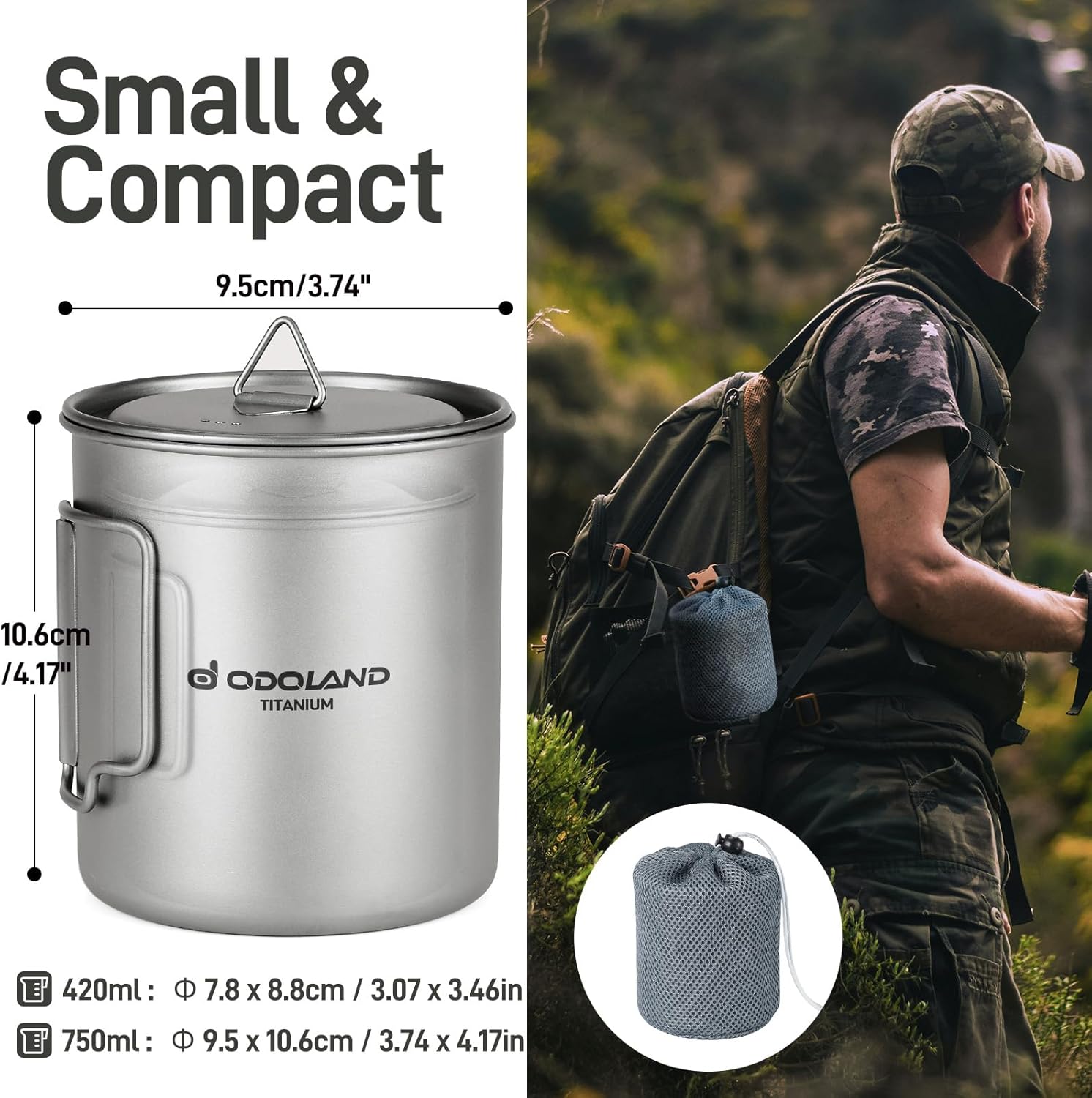 Lightweight Titanium Camping P - Camp Spork Set ulasan dan harga