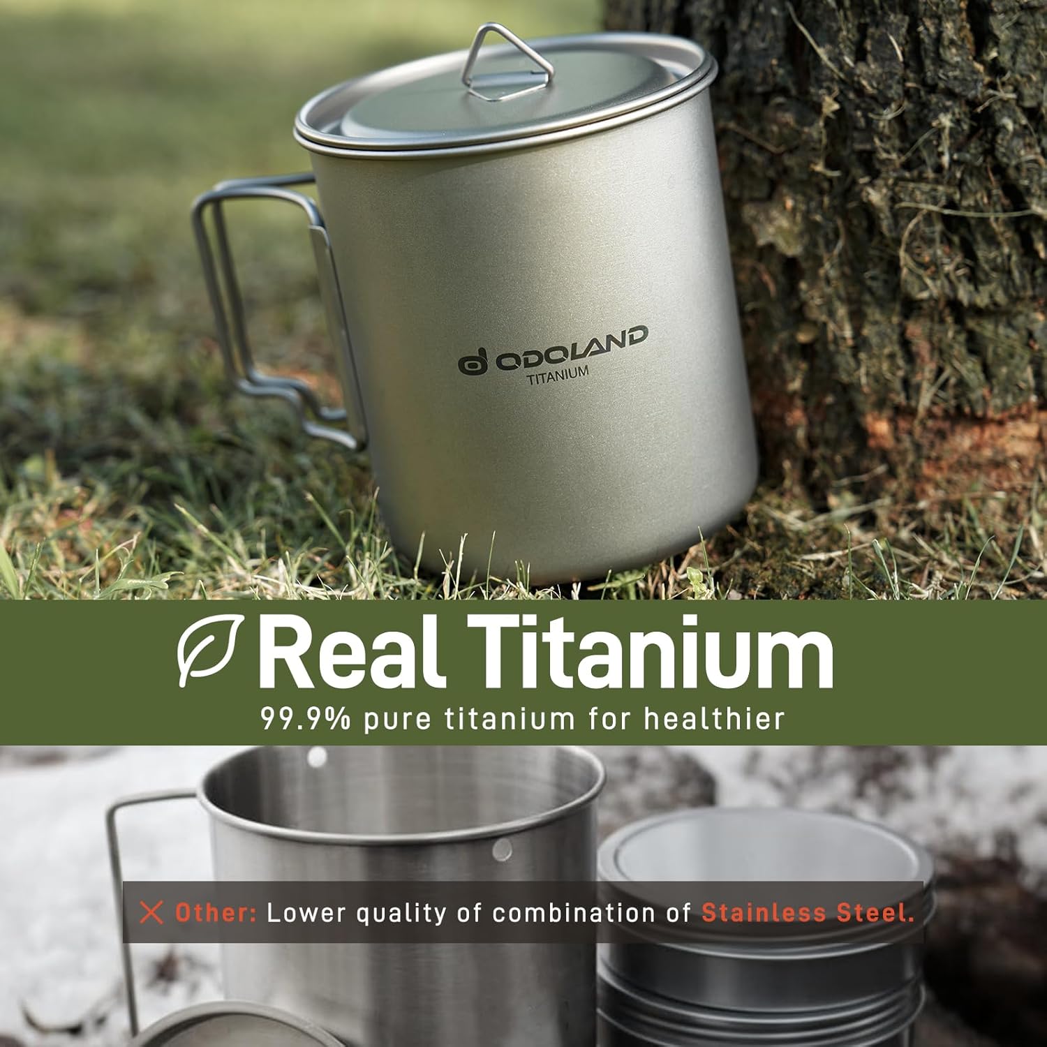 Lightweight Titanium Camping P - Camp Spork Set ulasan dan harga