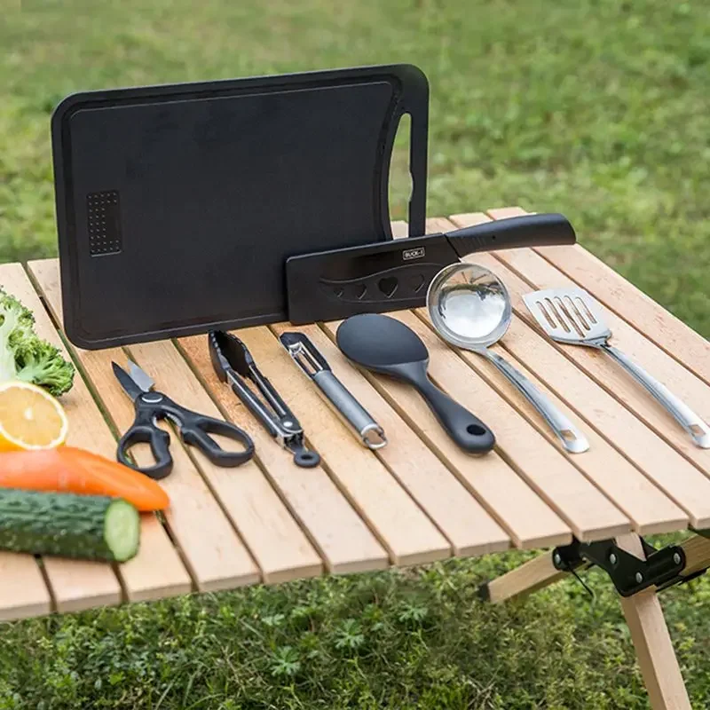 Outdoor Camping Kitchenware 8- - Camping Cooking Pack ulasan dan harga