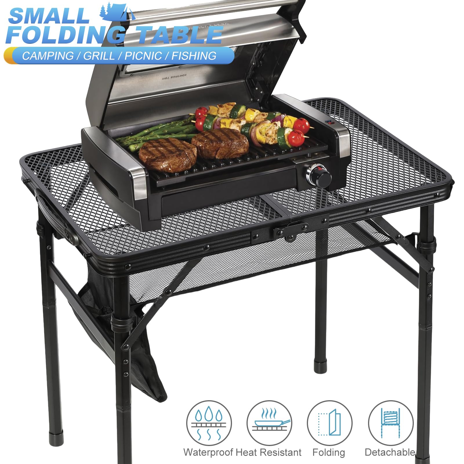 Portable Folding Mesh Grill Ta - Camp Grill Portable Folding ulasan dan harga
